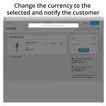 Module Forcer la monnaie dans le panier pour PrestaShop