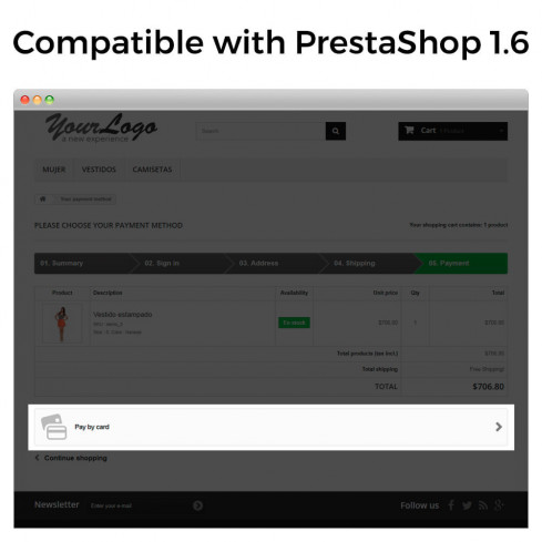 BBVA Bancomer Mexico - Payment with card (Virtual POS) module for PrestaShop
