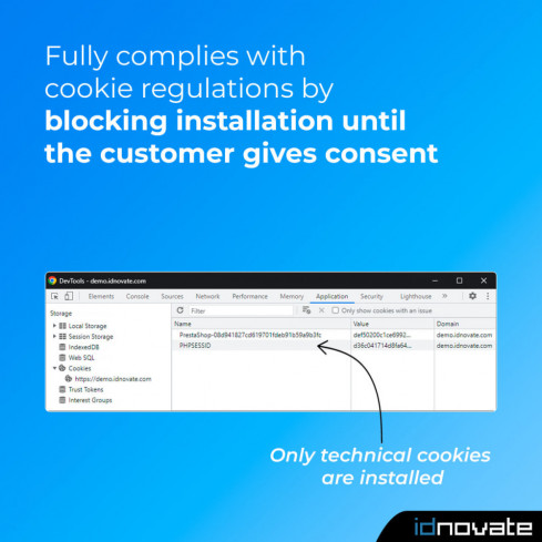 Moduł Cookies Prawo RODO (Blokada) + Google Consent Mode ❤️ dla PrestaShop