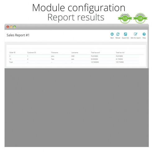 Módulo Informes avanzados para PrestaShop