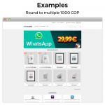 Price rounding (5ct, 10ct, .99, .95, Swiss, etc...) module for PrestaShop