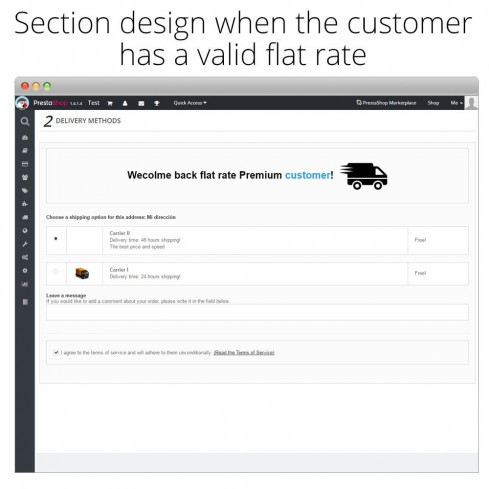 Module Tarif forfaitaire et réductions d'expédition Premium pour PrestaShop