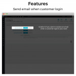 Module Get email when customer register or login pour PrestaShop