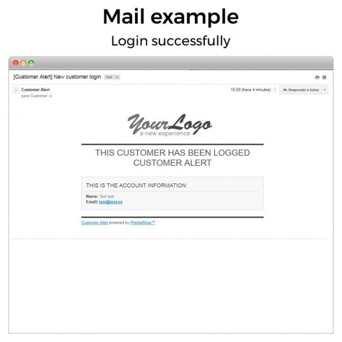 Módulo Recibe correo electrónico cuando un cliente se registra para PrestaShop