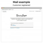 Módulo Recibe correo electrónico cuando un cliente se registra para PrestaShop