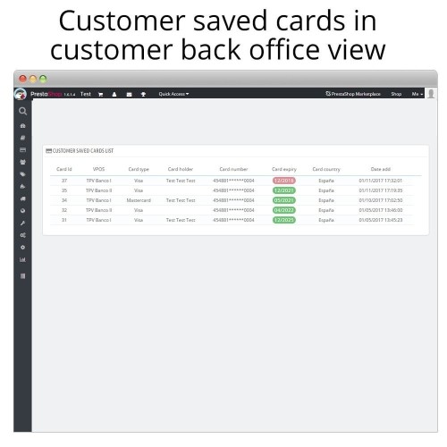 Módulo Redsys ®* Insite pago tarjeta y gestión de devoluciones para PrestaShop