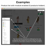 Módulo Ocultar productos (sin stock, por precios, por país) para PrestaShop
