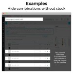 Módulo Ocultar atributos y combinaciones de producto para PrestaShop