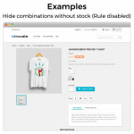 Module Hide product attributes and combinations pour PrestaShop