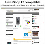 Module Hide product attributes and combinations pour PrestaShop