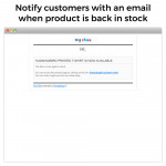 Módulo Alertas de Stock - Aviso de Productos con Nuevo Stock para PrestaShop