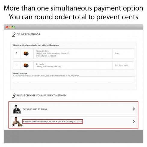 Modulo Pagamento alla consegna con commissione/ricarico Plus per PrestaShop