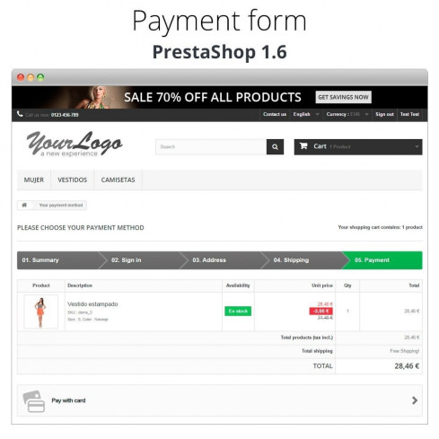 Manual Credit Card Processing - Offline payment module for PrestaShop