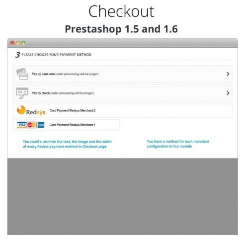 REDSYS®* card payment (bizum®*, clicktopay, refunds) module for PrestaShop