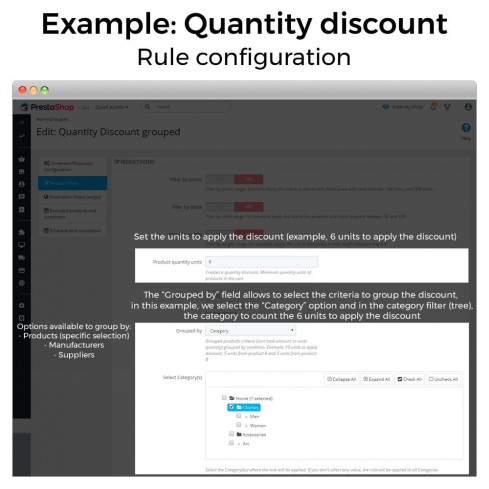 Module Augmentations de prix, remises et prix fixes pour PrestaShop