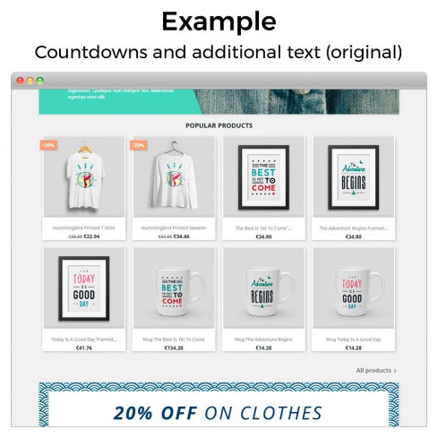 Modulo Aumenti di prezzo, sconti e prezzi fissi per PrestaShop