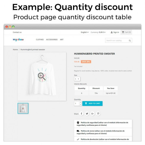 Price increments, discounts and fixed prices module for PrestaShop