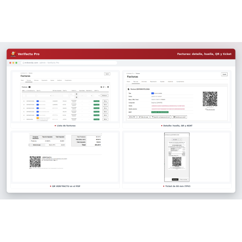 Verifactu Pro – Spanish e-invoicing, VERI*FACTU QR & AEAT module for PrestaShop