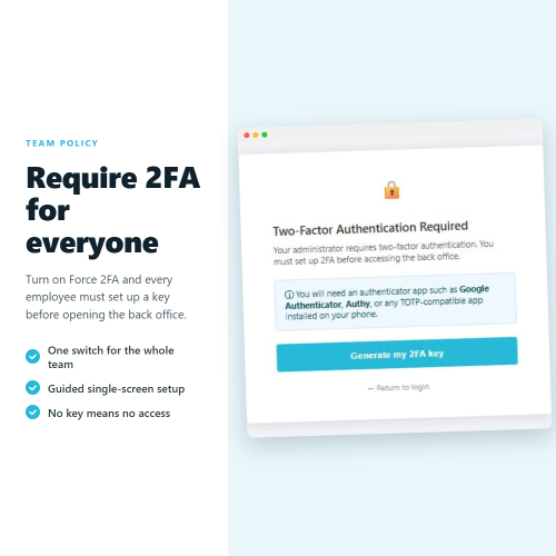 Two-Factor Authentication (2FA): Secure Back Office Login module for PrestaShop