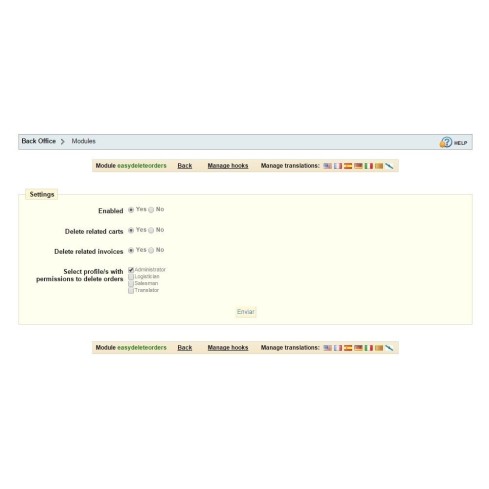 Módulo Borrar pedidos plus - Elimina pedidos fácilmente para PrestaShop
