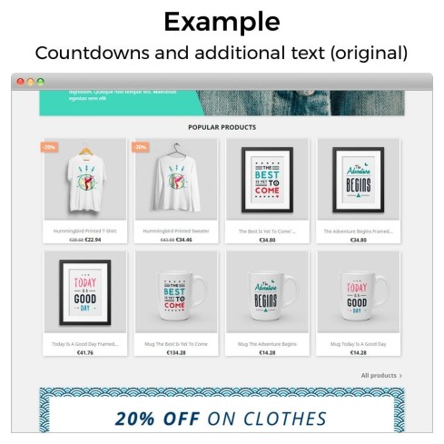 Modulo Aumenti di prezzo, sconti e prezzi fissi per PrestaShop