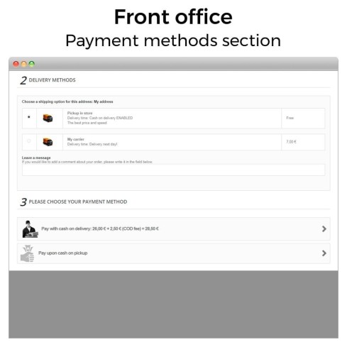 Modulo Pagamento alla consegna con commissione/ricarico Plus per PrestaShop