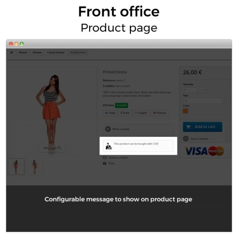 Moduł Cash On Delivery With Fee/Surcharge Plus (COD) dla PrestaShop