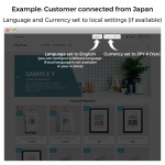 Auto Change Country, Language And Currency Geolocation-Modul für PrestaShop