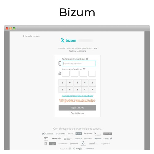 Módulo Pago tarjeta TPV Virtual CECA y devoluciones (y Bizum ®*) para PrestaShop