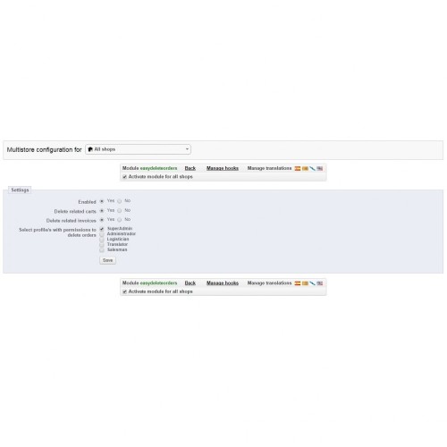 Módulo Borrar pedidos plus - Elimina pedidos fácilmente para PrestaShop