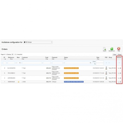 Modulo Elimina ordini - Elimina facilmente gli ordini per PrestaShop