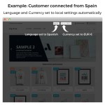 Auto Change Country, Language And Currency Geolocation-Modul für PrestaShop