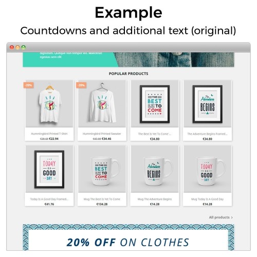 Preiserhöhungen, Rabatte und Festpreise-Modul für PrestaShop