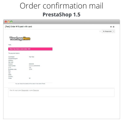 Módulo Pago offline/manual con tarjeta de crédito/débito para PrestaShop