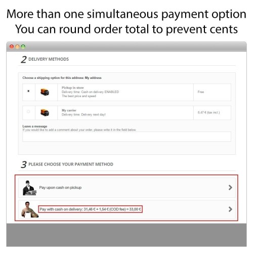 Cash On Delivery With Fee/Surcharge Plus (COD) module for PrestaShop