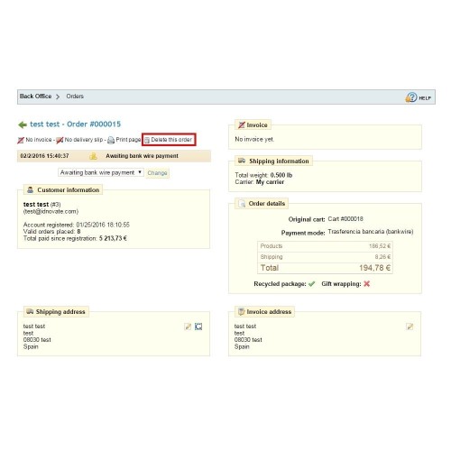 Module Effacer commandes plus : facile et sûr pour PrestaShop