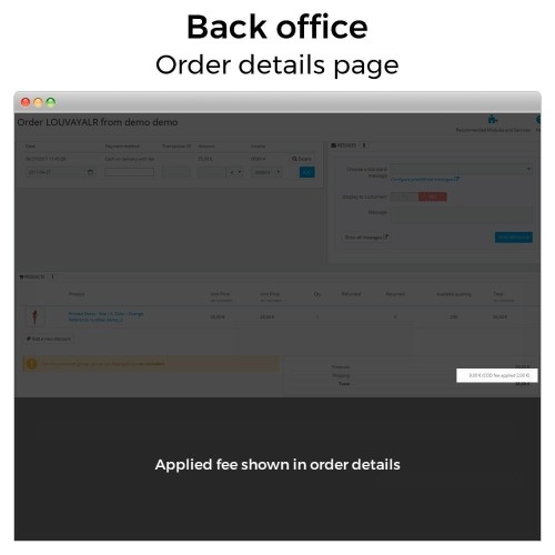 Módulo Pago contra reembolso con comisión/recargo Plus para PrestaShop