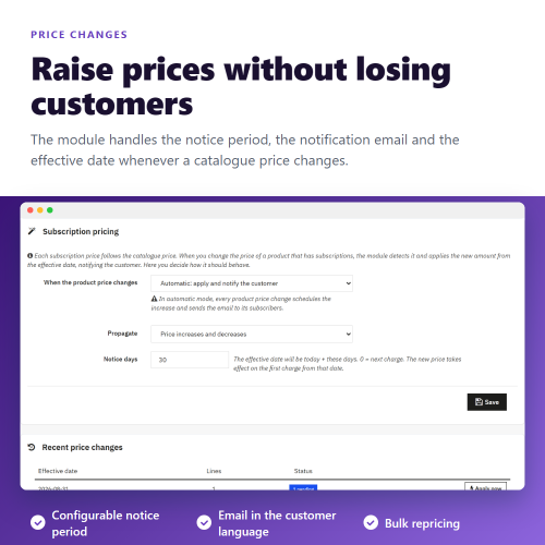 Abonnements & wiederkehrende Zahlungen: Auto-Abrechnung-Modul für PrestaShop