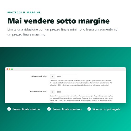 Modulo Aumenti di prezzo, sconti, sconti per quantità e prezzi fissi per PrestaShop