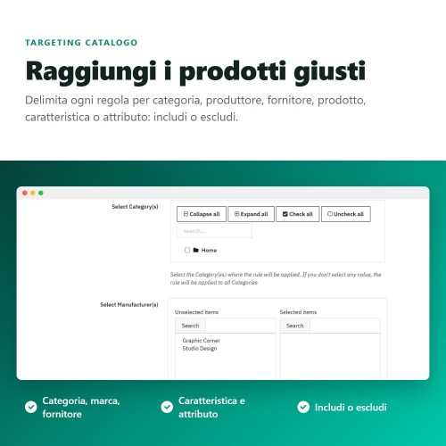 Modulo Aumenti di prezzo, sconti, sconti per quantità e prezzi fissi per PrestaShop