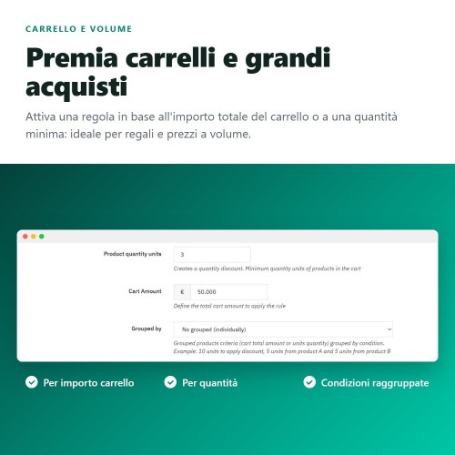 Modulo Aumenti di prezzo, sconti, sconti per quantità e prezzi fissi per PrestaShop
