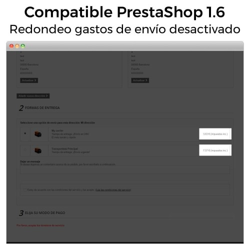Módulo Redondear precios (5ct, 10ct, .99, .95, Suizo, etc...) para PrestaShop