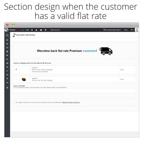 Module Tarif forfaitaire et réductions d'expédition Premium pour PrestaShop
