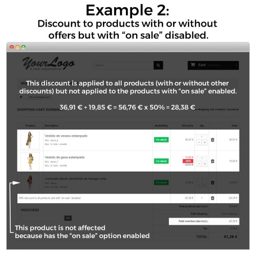 Modulo Conditional Cart Rules (without offers, on sale...) per PrestaShop