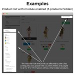 Module Hide products (stock 0, price range, countries, group) pour PrestaShop