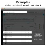 Module Hide product attributes and combinations pour PrestaShop
