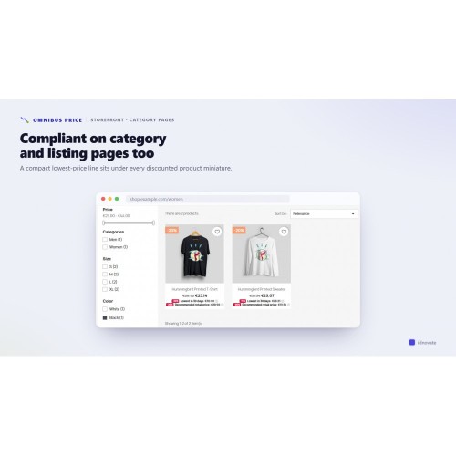 Modulo Omnibus Price - Lowest price in 30 days per PrestaShop