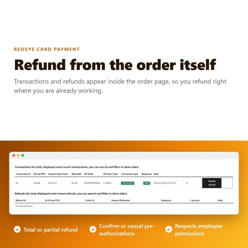 Modulo REDSYS ®* card payment (bizum ®*, clicktopay, refunds) per PrestaShop