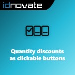 Module Remises sur quantité sous forme de boutons cliquables pour PrestaShop