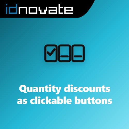 Modulo Sconti per quantità sotto forma di pulsanti cliccabili per PrestaShop